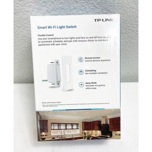 TP-LINK HS200 Smart WiFi Light Switch - White New In Box - Picture 6 of 9